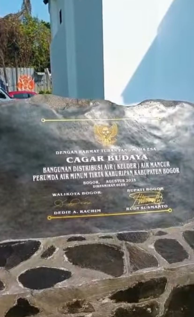 KELDER AIR MANCUR JADI CAGAR BUDAYA