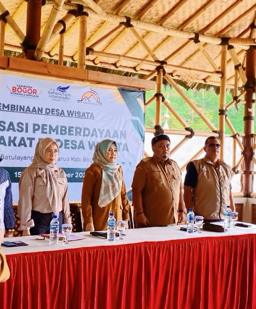 Disbudpar Kabupaten Bogor Gelar Pembinaan Desa Wisata Angkatan I di Desa Wisata Batulayang