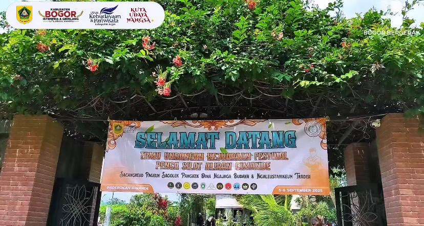 Bupati Bogor Rudy Susmanto Hadiri Festival Pencak Silat Cimande dan Ziarah ke Makam Kasepuhan