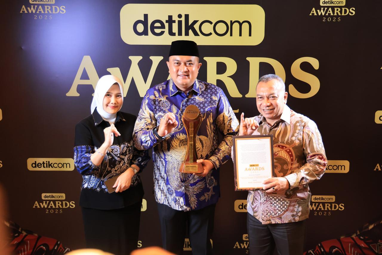 Prestasi Gemilang: Bupati Bogor Rudy Susmanto Raih Nominasi Di Ajang Detikcom Awards 2025