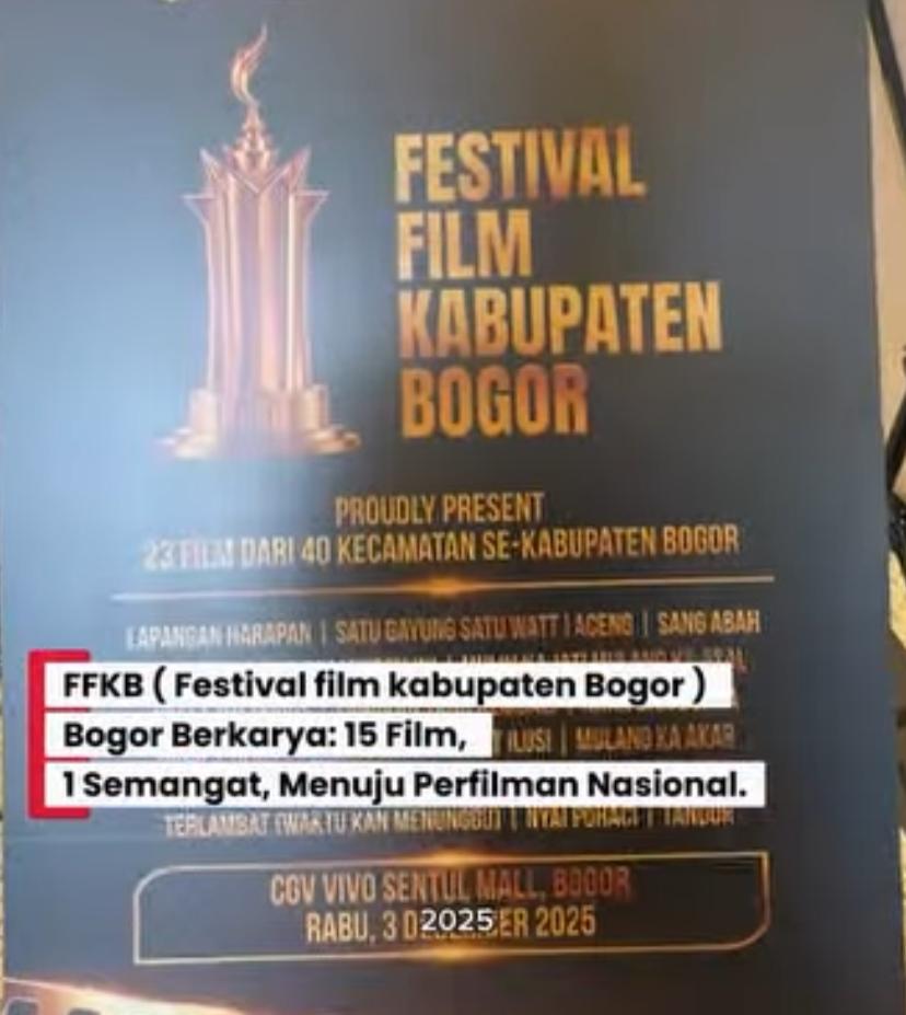 Festival Film Kabupaten Bogor 2025: Dorong Kebangkitan Perfilman Lokal ke Panggung Nasional